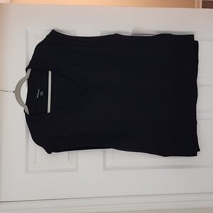 Athleta, medium, black women's v-neck sweatshirt sleeveless